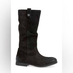 Black Suede Birkenstock Sarina Boot, size EU 39/US 8
